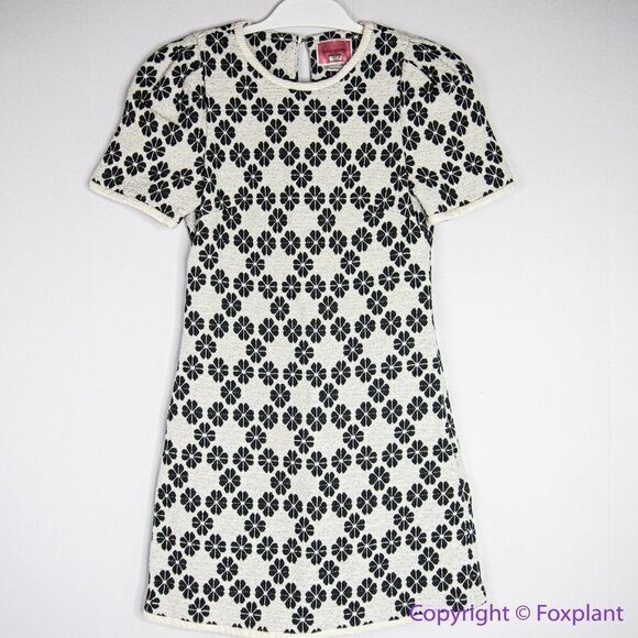 Kate Spade New York Rent The Runway Pre-Loved Spade Tweed flora print Dress, 4 - Picture 3 of 16